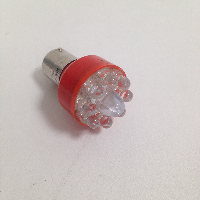 Светодиод T25 12V RED  9LED BA15s (Маяк) (12T25-RED/ 9LED)