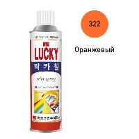 Краска-спрей LUCKY, 420мл (322) оранжевый  (1/40)