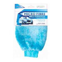 Рукавица микрофибра для мойки и полировки автомобиля Mitten Polish & Clean 15*25  AMC-01 Azard