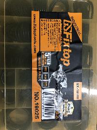 Кольца резиновые уплотнительные, черные, набор  QX-18180, к-т