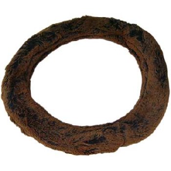 Оплетка экомех короткий S (35-37 см) Серая с коричневыми кончиками  (31636)