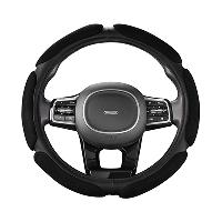 Оплетка перфокожа Sponge air, M (37-39 см) Черная, 6 подушечек замша Черная SKYWAY S01101065 (1/25)