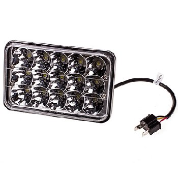 Фара светодиодная  167*105* 60мм (15 диодов) 12/24V, 45W, Combo свет, шт. SKYWAY S08401047  (1/12)