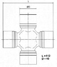 Крестовина (универсальный шарнир)  GUM  94   GMB