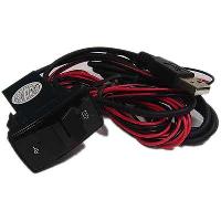 Разъем в штатную заглушку HONDA, 2 USB* 2.1 mA + кабель USB,  YCL302