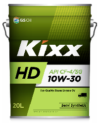 Масло моторное GS Oil Kixx HD / DX5 10w30 CF-4,20L SemiSynt (Dynamic CF-4/SG) 
