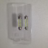 Светодиод T11*39 12V-30V WHITE 18SMD S8,5 (к-т 2шт.) (Маяк) (12-30Т11/B-22),к-т