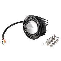 Фара светодиодная круглая D 76*55мм (2 диода) 12/24V 15W, Дальний свет, шт.  SW S07201128