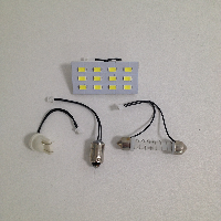 Светодиодная плата 24V (44*22мм) 12SMD (5730) WHITE SET №3 Маяк (24-3-SW\12SMD5730), к-т