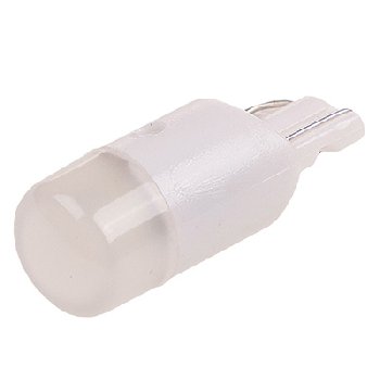 Светодиод T10 12V WHITE  1 SMD диод (3030) керамика круглая SKYWAY S08201280, (к-т 2шт.)
