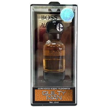 Ароматизатор на дефлектор жидкий BOSS All Black (GUILTY MAN)  13 мл. ABV-156 (1/20)