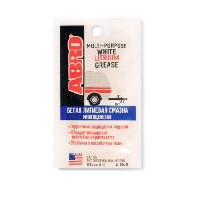 Смазка литиевая белая влагостойкая, 4 гр (стик-пакет) LG-004-R  ABRO    (1/144) 