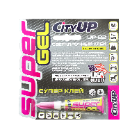 Супер-клей-гель ПРОФИ, 3 гр, UP-82,  CityUp  (уп.12 шт)  