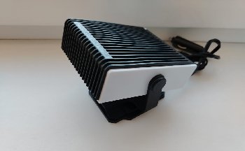 Вентилятор с функцией обогрева 12 V, 150 Вт, черно-белый,  XF-5005