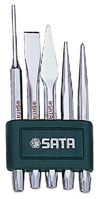 Зубила и керны ( 5 предметов), к-т   09161 SATA  