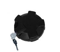 Крышка бака топливного пластмассовая с металл замком 80 мм, сбоку (D100 мм)