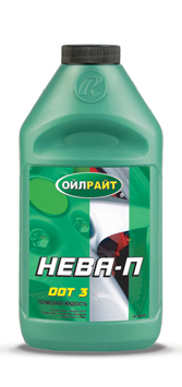 Тормозная жидкость DOT-3, 0.5 л, НЕВА, OIL RIGHT (уп.24 шт.)