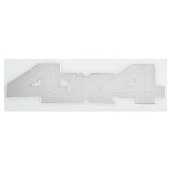 Наклейка металлизированная 4x4, 130*32мм, серебро SKYWAY (SNO.93 GREY)