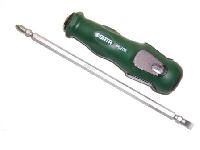 Отвертка с двусторонним стержнем #2(+) и 6мм(-) L150 мм   66206 SATA 