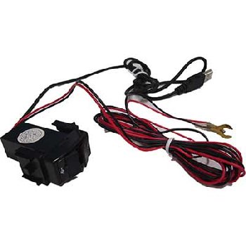 Разъем в штатную заглушку NISSAN, 2 USB* 2.1 mA + кабель USB,  YCL302 