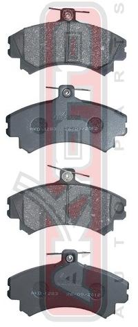 MR235557 Колодки тормозные дисковые AKYOTO AKD-1283 MMC CARISMA DA 1995-2003 FR