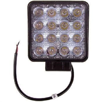 Фара светодиодная  105*105*50мм (16 диодов) 12/24V, 48W, Дальний свет, шт.  SKYWAY S07201015 (1/20)