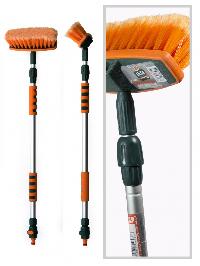 Щетка для мойки (под шланг) телескопическая  88-139см, с клапаном Li-Sa (LS016) (1/12)