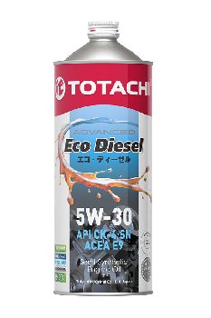 Масло моторное TOTACHI EcoDiesel CK-4/СJ-4/SN  5W30 ( 1 л.)  п\синт диз (уп.12 шт.)