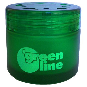 Ароматизатор на панель гелевый банка стекло GREEN LINE Ландыш (60 мл) GL-59 (1/40)