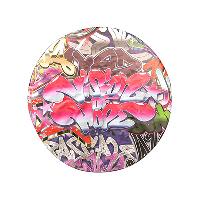 Чехол запасного колеса экокожа-полиэстер R16,17 D77см ГРАФФИТИ SKYWAY S06301087