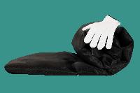 Одеяло (утеплитель двигателя) Стеклоткань BLACK 130*90 (S) черное в сумке DEFLY