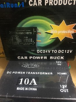 Инвертер (преобразователь напряжения) 24V в 12V (10 A)