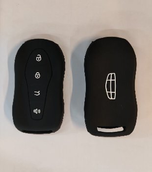 Чехол на ключ автомобильный силиконовый GEELY (3 кнопки) Kc-slk-Gl-03