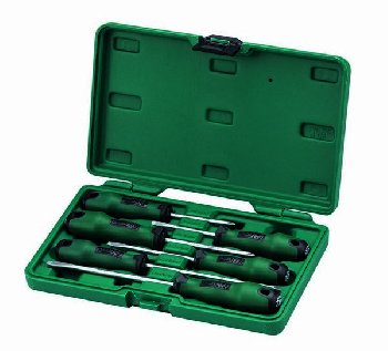 Отвертки Серия Т ( 6 предметов) кейс,  к-т  09309  SATA
