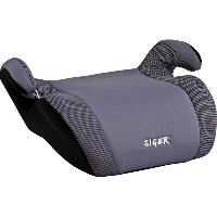 Кресло детское авто группа 3 (22-36 кг/ 6-12 лет) МЯКИШ ПЛЮС серый SIGER (уп 6 шт)