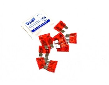 Предохранитель флажковый 10 А, шт. МАЯК (box 10 шт.) APF-191A-10  