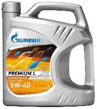 Масло моторное PREMIUM L  5w40  SL/CF, 4л  Gazpromneft   (уп.3 шт.) (п/синт.) 