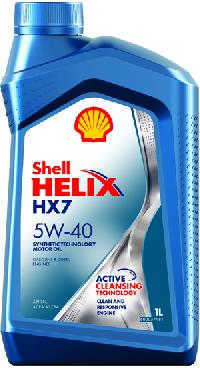 Масло моторное Shell Helix HX7  5w40, 1L  SN/CF (1/12)  п/синт