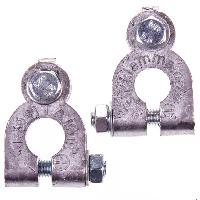 Клемма АКБ МАЛАЯ свинец, крепление-болт М6, к-т КОНТАКТ SKYWAY S06701004 (1/60)