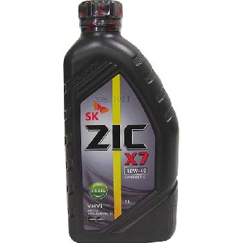 Масло моторное ZIC X7 Diesel 10w40 CI-4/SL (E7,A3/B3, A3/B4), 1л  (синтетика) (1/12)