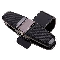 Держатель очков-клипса двойной, Черный карбон S10401001   SKYWAY			