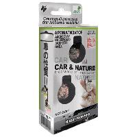 Ароматизатор подвесной жидкий флакон стекло/дерево Car&Nature, Новая машина (2х3мл),CNL-71,к-т