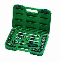 Головки торцевые 1/2"  6 граней (24 предмета) 9-32 мм, кейс, к-т  09060-6 SATA  (1/4)