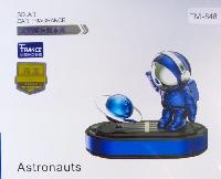 Ароматизатор на панель с солнечной батареей TM-848 Космонавт с планетой, Золото