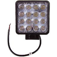 Фара светодиодная  105*105*50мм (16 диодов) 12/24V, 48W, Дальний свет, шт.  SKYWAY S07201015 (1/20)