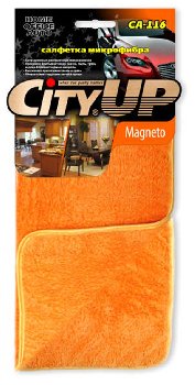 Салфетка Микрофибра Длинный пушистый ворс Magneto 40*40см (6шт), к-т CA-116LUX City (1/20)