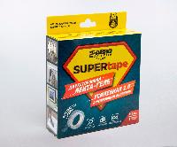 Скотч двусторонний прозрачный многоразовый гелевый 30 мм, длина 3 м, толщ 0.8 мм, усилен ABROMasters