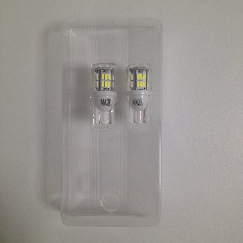 Светодиод T10 12V-30V WHITE 30SMD W2,1-9,5D (Маяк) (12-30Т10/B-01) (к-т 2шт.),к-т