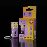 Ароматизатор подвесной жидкий флакон стекло/дерево Тропическая ночь, 6 мл TB-07,Dolce Life (уп.15шт)