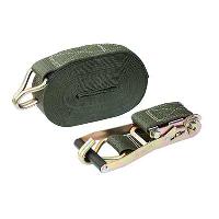 Стяжка груза с храповым механизмом 50мм,  6м,  4т, цвет ХАКИ  (уп.15 шт.)